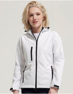 S-46802-Womens Hooded Softshell Jacket Replay 2